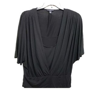Banana Republic black top w/camisole, Large